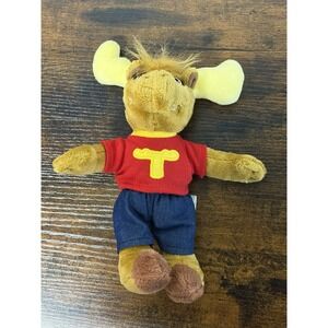 Vintage Tommy Moose Stuffed Animal Plush‎ Toy Purr-fection By MJC Moose Lodge 8"